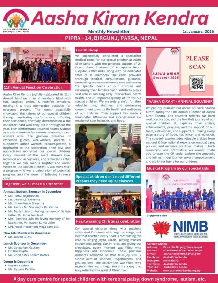 Monthly Newsletter - January 2026