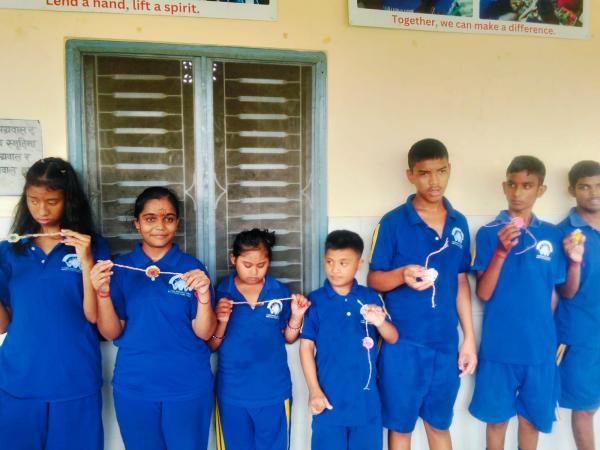 Vocational Training: Rakhi making